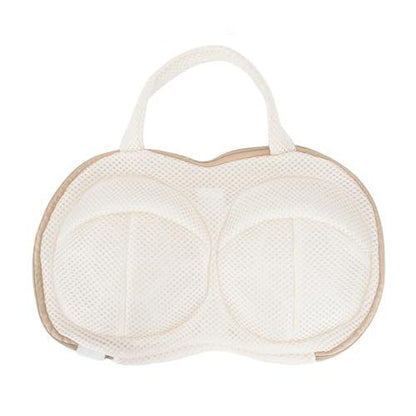 Bra Washing Bag 3Pcs Bra Laundry Bags for Laundry Lingerie Underwear Brassiere Bags with 3D Skeleton Machine，Grey（ D-E Cup Sizes）